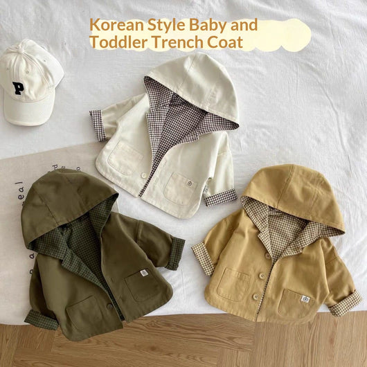 Abrigo Impermeable con Capucha Estilo Coreano para Niños - Image 11