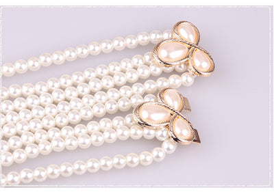 Cadena de Cintura con Flores y Perlas de Diamante - Accesorio Versátil - Image 4