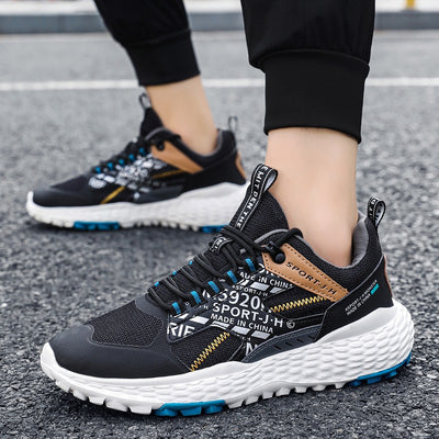 Zapatos Deportivos Tejidos para Hombre con Punta Redonda - Image 10