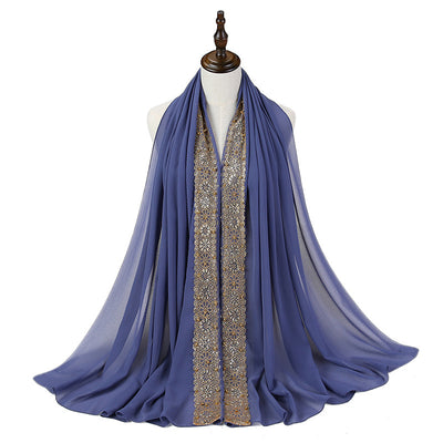 Pañuelo de Encaje con Perlas para Mujer - Elegancia y Estilo - Image 19