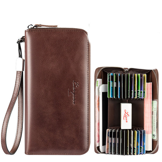 Cartera Clutch de Cuero con Protección Anti-degaussing y Anti-robo - Image 3