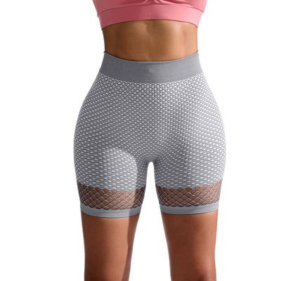 Pantalones Deportivos Ajustados Textura Panal Melocotón para Mujer - Image 7
