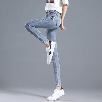 Jeans de Cintura Alta Ajustados para Mujer con Forro de Polar - Image 4