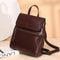 Mochila Vintage de Cuero Encerado para Mujer