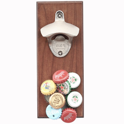 Abridor de Botellas de Madera Colgante para Refrigerador con Destornillador - Image 2
