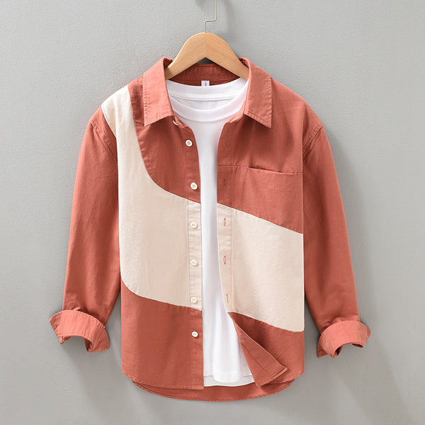 Camisa Manga Larga con Costuras Reforzadas para Hombre