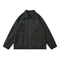 Chaqueta de Cuero PU Punk Desgastada para Hombre