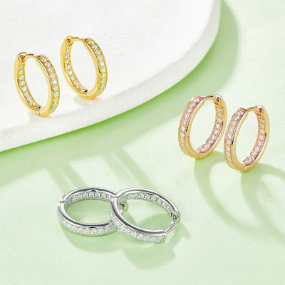 Aretes de Moissanita en Plata de Ley con Diamantes de Alta Calidad - Image 10