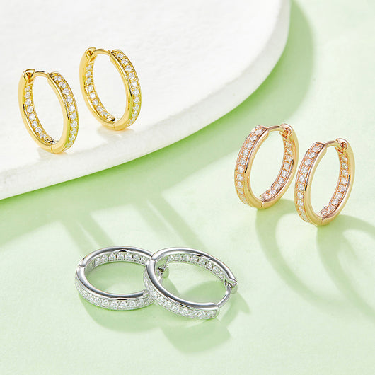 Aretes de Moissanita en Plata de Ley con Diamantes de Alta Calidad - Image 10