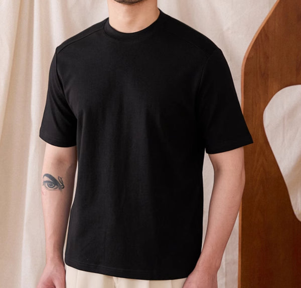 Camiseta Básica Ajustada Cuello Redondo Transpirable Multiusos - Image 5