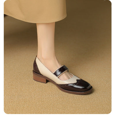 Zapatos de Cuero con Bloques de Color - Diseño Moderno y Versátil - Image 16