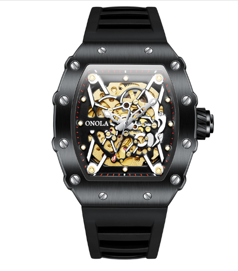 Reloj Deportivo Automático para Hombre con Banda de Silicona Resistente al Agua - Image 12