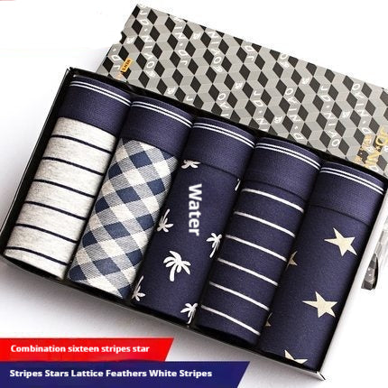 Bóxers de Algodón Estampado Transpirables para Hombre - Image 6