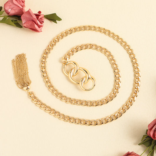Cinturón de Cadena Metálica con Flecos para Jeans y Faldas - Image 19