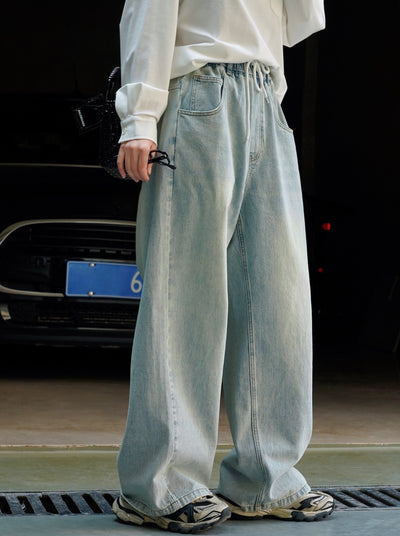 Pantalones Casuales Sueltos Azul Claro para Mujer - Corte Relajado y Cómodo - Image 11