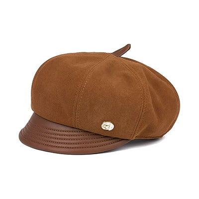 Boina de Gamuza Japonesa Versátil para Mujer - Estilo Casual Coordinable - Image 3
