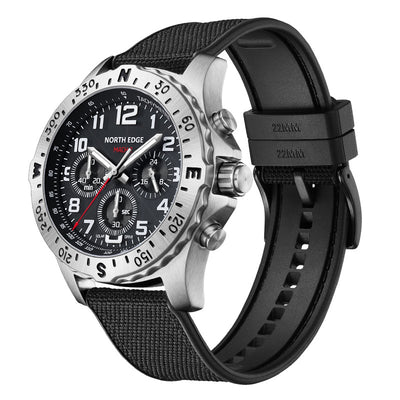 Reloj Deportivo Solar de Acero Inoxidable con Pantalla Digital - Image 4