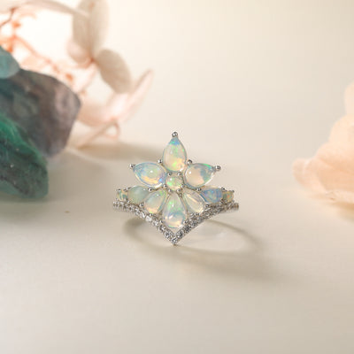 Anillo de Ópalo Natural en Plata 925 - Diseño Delicado y Elegante - Image 7