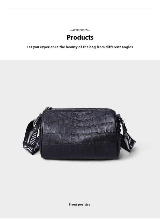 Bolsa Mensajera de Cuero con Correa Ancha - Estilo Casual - Image 14