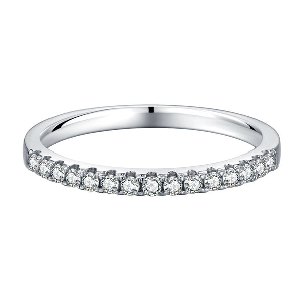 Anillo de Moissanita con Diseño Moderno Estilo Ins