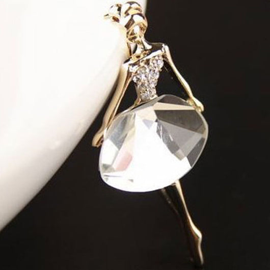 Broche Bailarina de Cristal - Accesorio Retro Elegante - Image 6