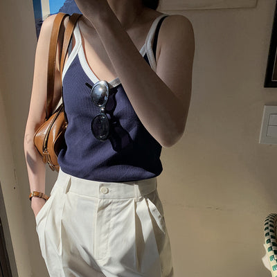 Camiseta Retro Minimalista para Mujer - Estilo Casual y Versátil - Image 5
