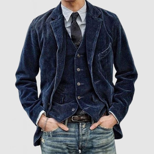 Traje Minimalista Retro para Hombre - Diseño Clásico Contemporáneo - Image 21