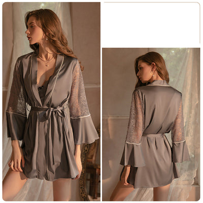 Pijama Camisón Mujer con Tirantes Ajustables - Conjunto Nocturno Elegante - Image 14