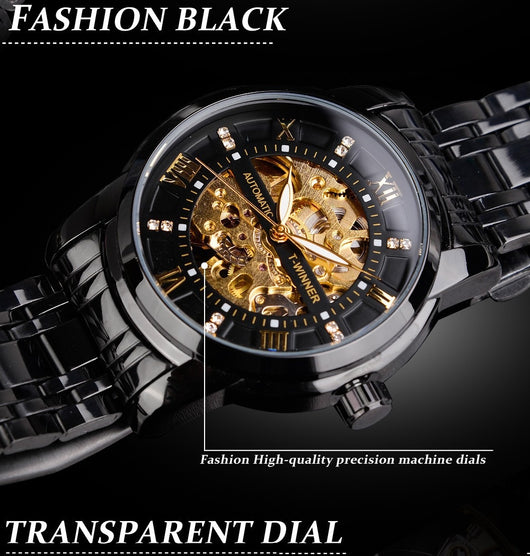 Reloj Mecánico Impermeable con Diseño Calado para Hombre - Image 50