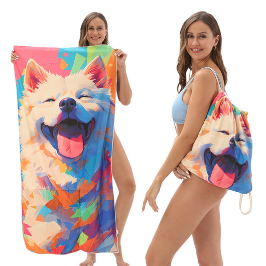 Toalla de Playa Transformable con Bolsa de Almacenamiento - Image 34