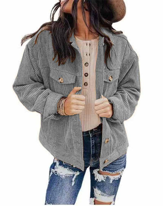 Cardigan de Terciopelo Suelto para Mujer - Abrigo Casual Otoño Invierno - Image 4