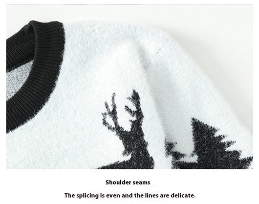 Suéter Pullover Hombre Cuello Redondo Jacquard - Image 13