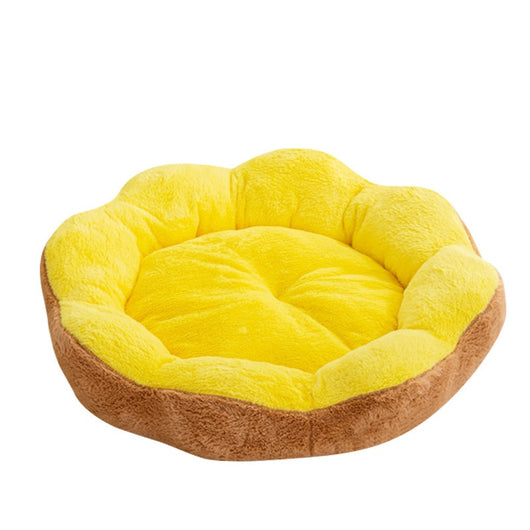 Cama Nido Redonda de Felpa Gruesa y Cálida para Mascotas con Cojín Desmontable y Lavable - Image 4