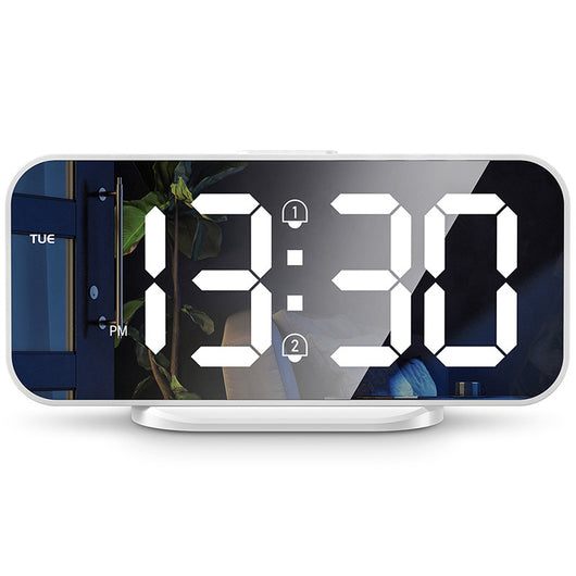 Reloj Despertador LED Cuadrado de Escritorio - Image 8