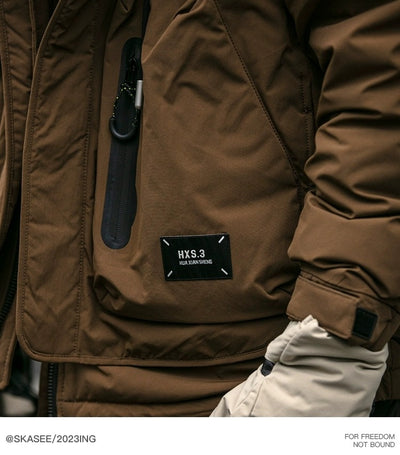Chaqueta Acolchada de Trabajo Impermeable con Capucha y Múltiples Bolsillos - Image 26