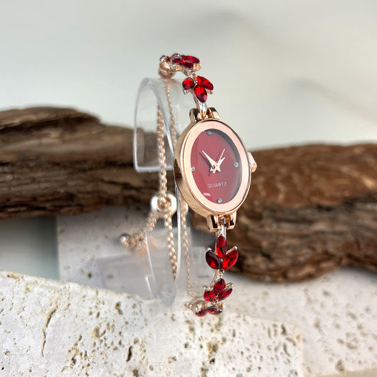 Reloj Pulsera Ovalado de Lujo Retro - Cuarzo de Alta Gama para Mujer - Image 7