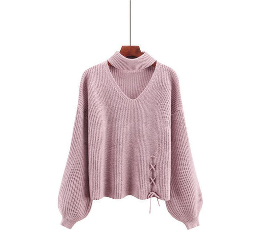 Suéter Suelto Roto Asimétrico para Mujer - Diseño Minimalista - Image 12