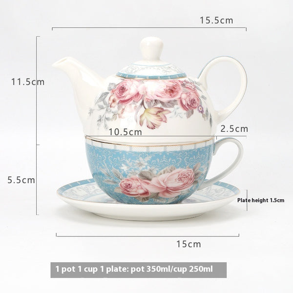 Juego de Tetera Cerámica Británica para Té Artesanal - Image 3