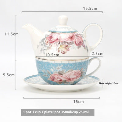 Juego de Tetera Cerámica Británica para Té Artesanal - Image 3