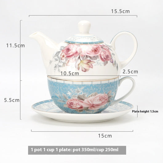 Juego de Tetera Cerámica Británica para Té Artesanal - Image 3