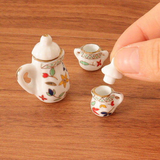 Tetera Cerámica Miniatura - Accesorios para Diorama y Decoración - Image 4
