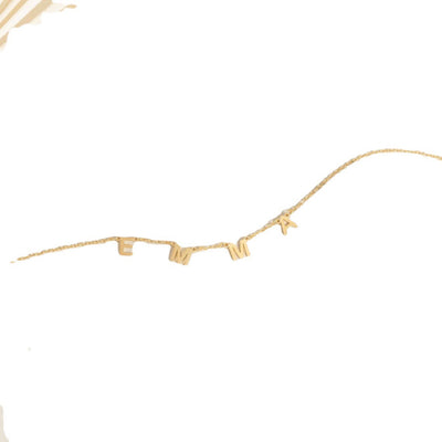 Collar Personalizado con Nombre en Letras del Alfabeto DIY - Image 2