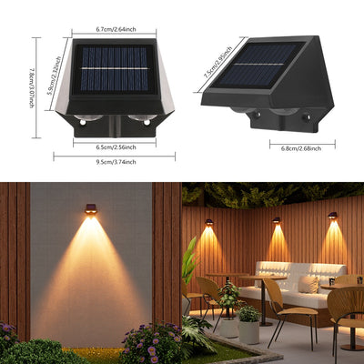 Lámpara Solar LED para Pared Exterior - Iluminación Inteligente para Jardín - Image 7