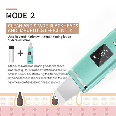 Limpiador Ultrasónico de Poros con LED - Removedor de Puntos Negros y Lifting Facial - Image 9