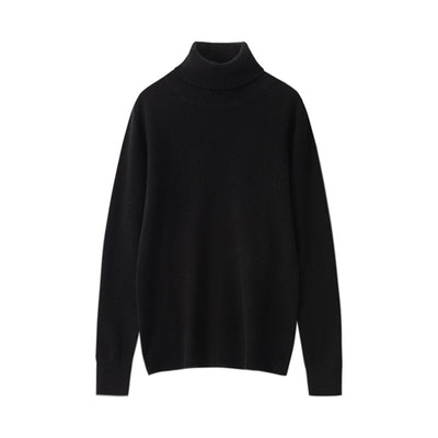 Suéter de Cachemira Pura para Mujer Cuello Alto - Image 3