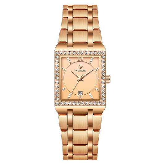 Reloj Mujer Acero Inoxidable Resistente al Agua con Cristal Diamante - Image 22
