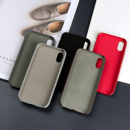 Funda para iPhone de Franela Sólida - Protección Otoño e Invierno - Image 8