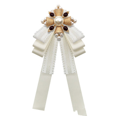 Broche Vintage Palacio Barroco con Lazo de Encaje - Image 11
