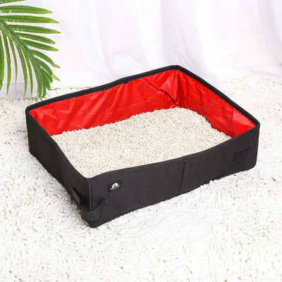 Arenero Portátil Plegable Impermeable para Gatos - Image 9