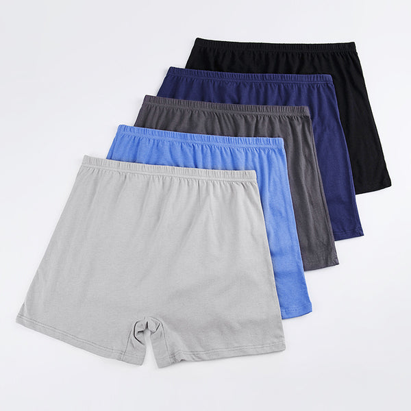 Boxers Talla Grande Cintura Alta de Algodón para Hombre